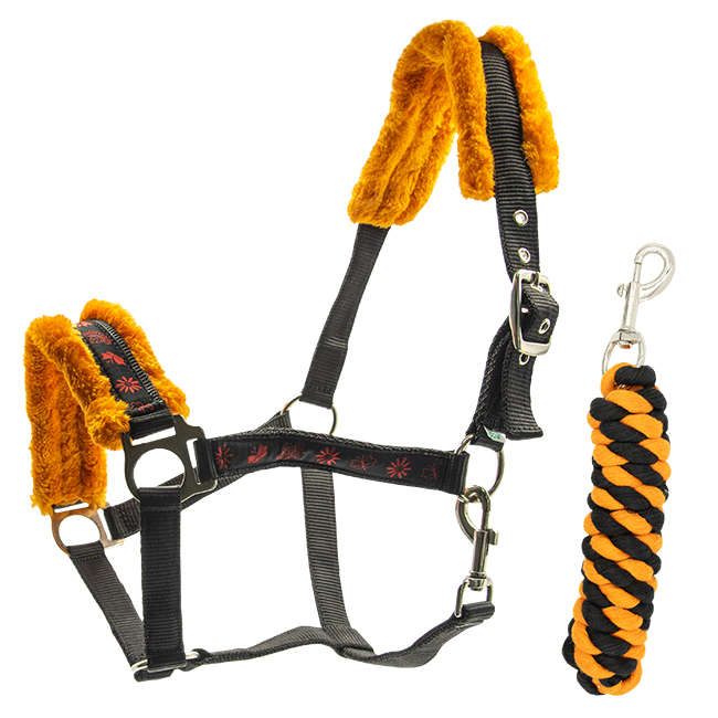 Furlined Butterfly Halter Set