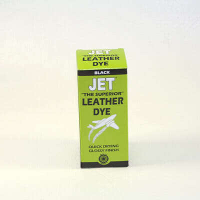 Jet leather dye brown