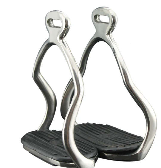 Iron stirrup bend leg