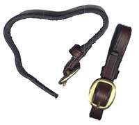 Phoenix leather bit straps black