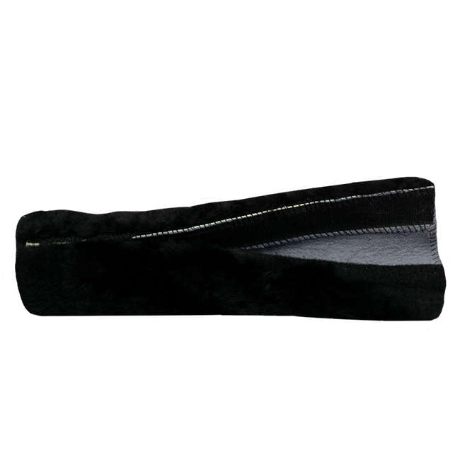 Roemer Genuine Sherpa Noseband Cover black 28cm