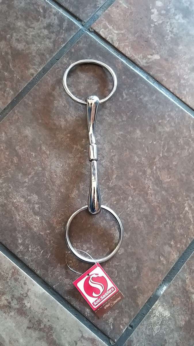 SOLO Loose ring  snaffle with roller 5"