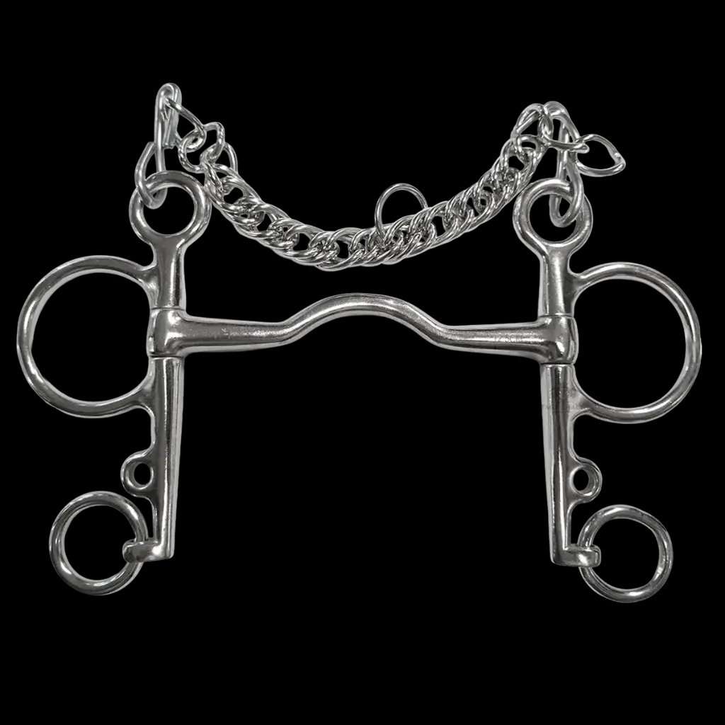 Pelham low port pit Nickel plated 12.5