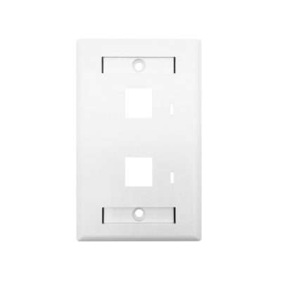Linkbasic Two Port Faceplate 115 x 70mm