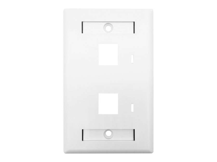 Linkbasic Two Port Faceplate 115 x 70mm
