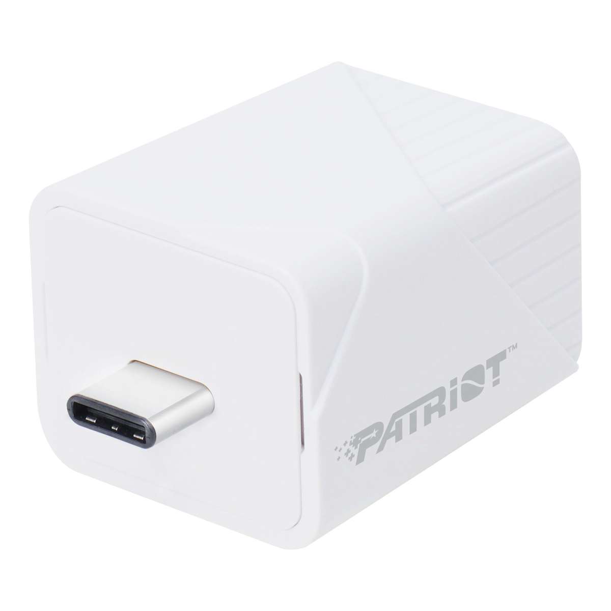 Patriot iLuxe Cube 256GB Type-C Smart Backup Solution - White