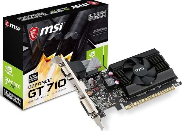 MSi GeForce GT 710 2GD3H LP 2GB DDR3 Graphics Card