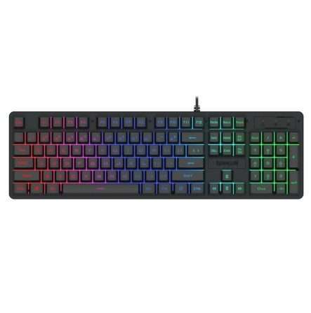 Redragon K521 Upgrade Rainbow LED 104-Key Membrane Gaming Keyboard
