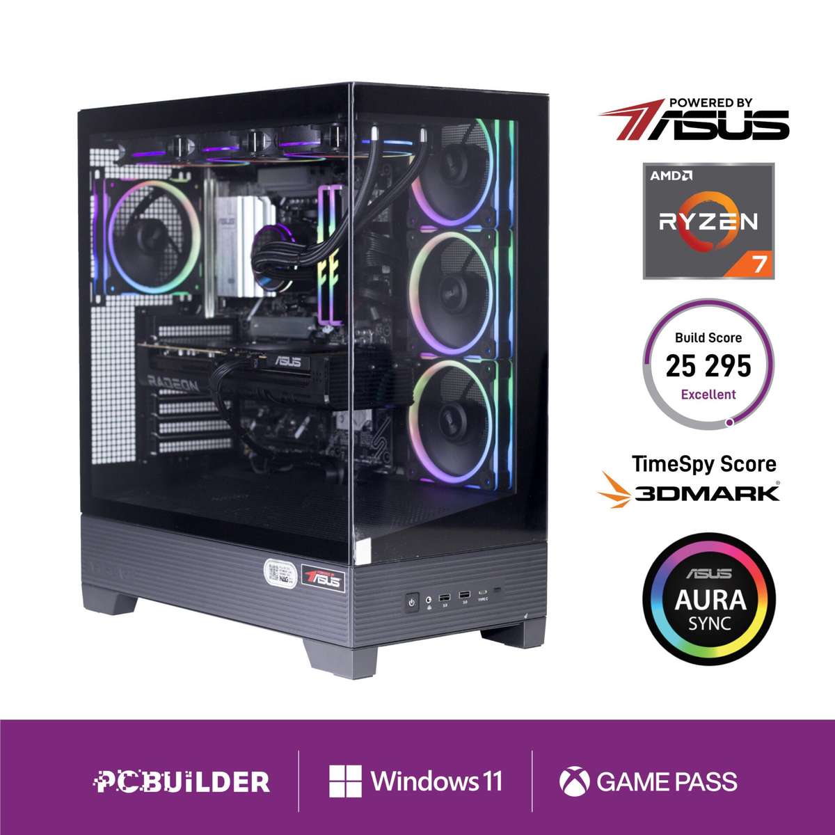 PCBuilder Maximus AMD Ryzen 7 7800X3D Gaming PC | Windows 11