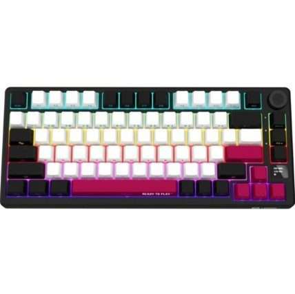 Lorgar KBP7075W Wireless 75% Mechanical Gaming Keyboard Pro - Black/Red