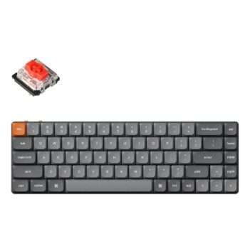 Keychron K7 Max QMK/VIA 65% Wireless Custom Mechanical Keyboard - Red Switches