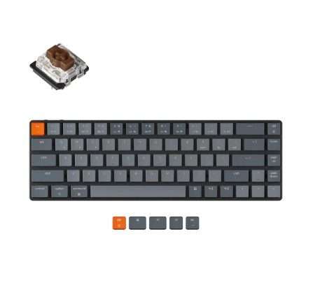 Keychron K7 Max QMK/VIA 65% Wireless Custom Mechanical Keyboard - Brown Switches