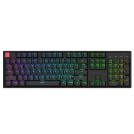 Keychron K10 QMK Full-size RGB Wireless Custom Mechanical Keyboard V.2 | Super RED Switch  Black