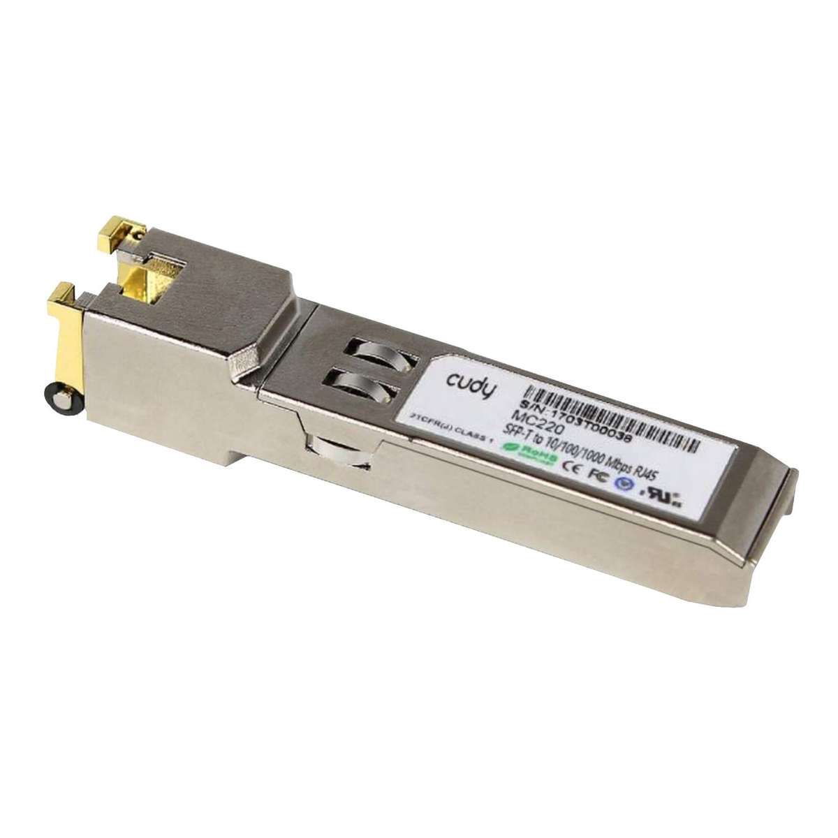 Cudy 10/100/1000Base-T SFP to RJ45 Copper Transceiver - Gigabit Ethernet Module
