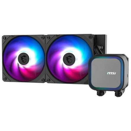 Msi MAG Coreliquid A13 240mm Liquid CPU Cooler - Black ARGB with Unified Cold Plate