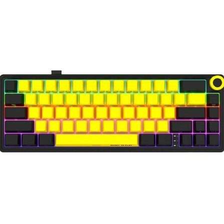 Lorgar KBP70MW Wireless 65% Mechanical Gaming Keyboard Pro - Black/Yellow