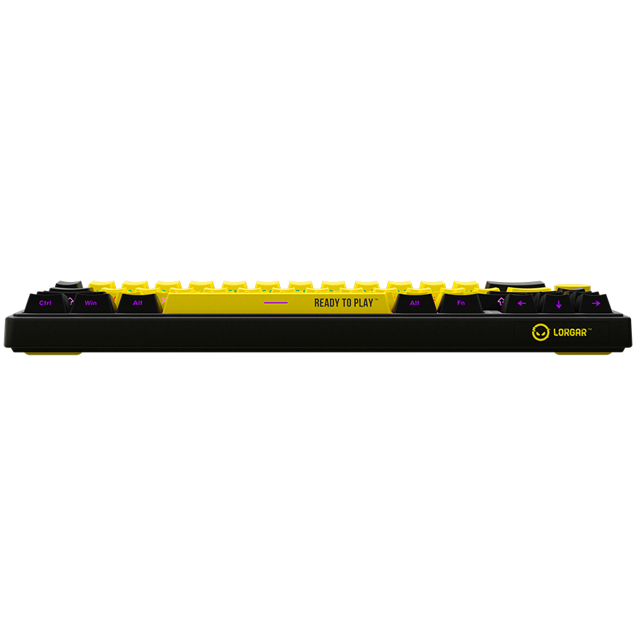 Lorgar KBP70MW Wireless 65% Mechanical Gaming Keyboard Pro - Black/Yellow