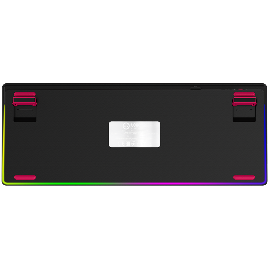 Lorgar KBP70TKLW Wireless TKL Mechanical Gaming Keyboard Pro - Black/Red