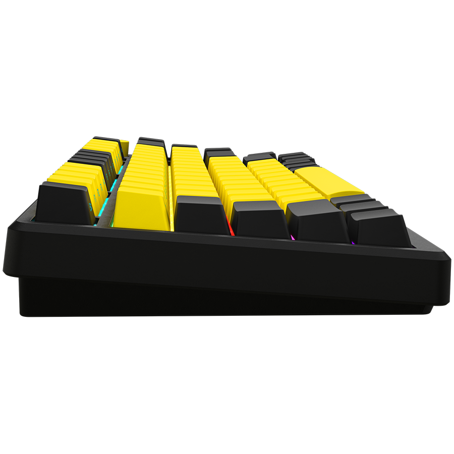 Lorgar KBP7075W Wireless 75% Mechanical Gaming Keyboard Pro - Black/Yellow