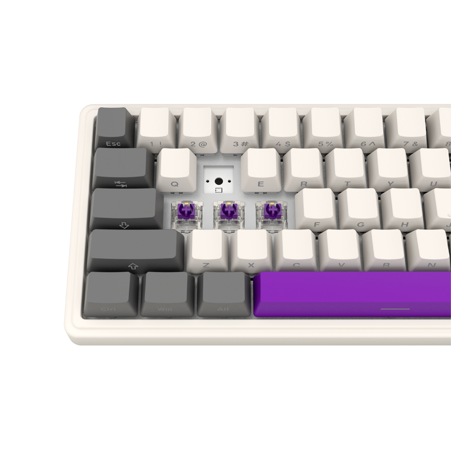 Lorgar KBP70MW Wireless 65% Mechanical Gaming Keyboard Pro - Beige