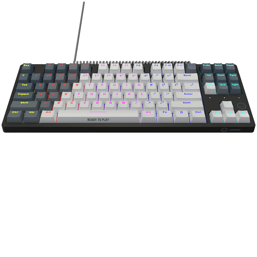 Lorgar Azar 514TKL Wired Mechanical Gaming Keyboard - White