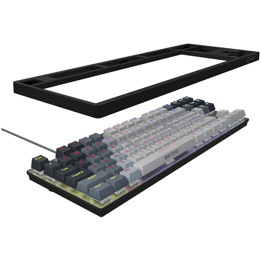 Lorgar Azar 514TKL Wired Mechanical Gaming Keyboard - White