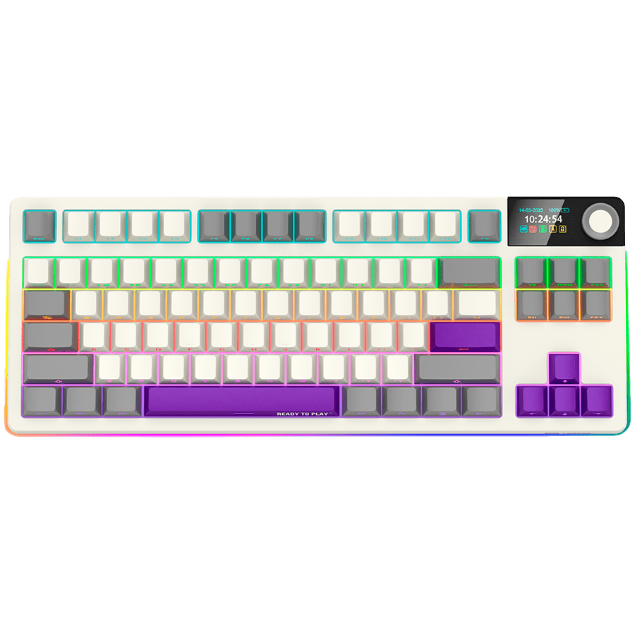 Lorgar KBP70TKLW Wireless TKL Mechanical Gaming Keyboard Pro - Beige