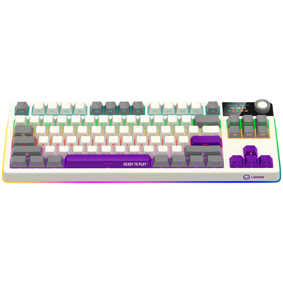 Lorgar KBP70TKLW Wireless TKL Mechanical Gaming Keyboard Pro - Beige