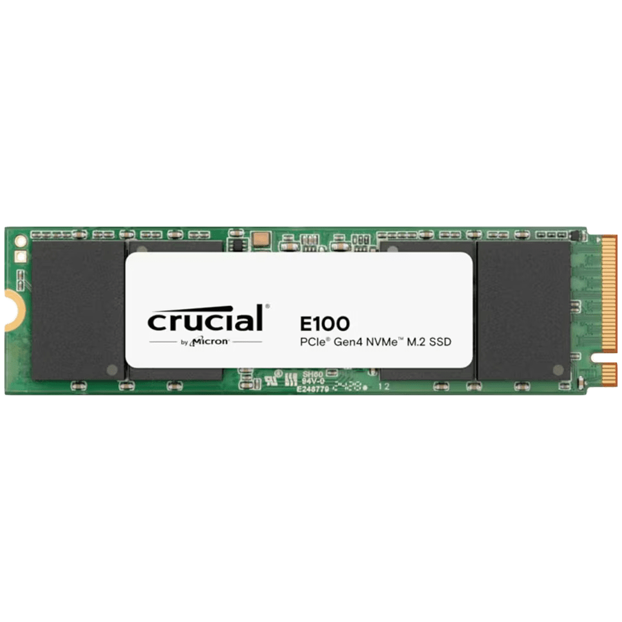Crucial E100 480GB PCIe Gen4 2280 NVMe M.2 SSD