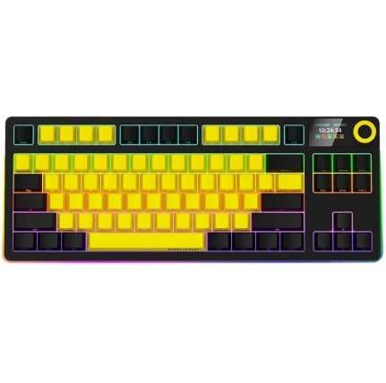 Lorgar KBP70TKLW Wireless TKL Mechanical Gaming Keyboard Pro - Black/Yellow