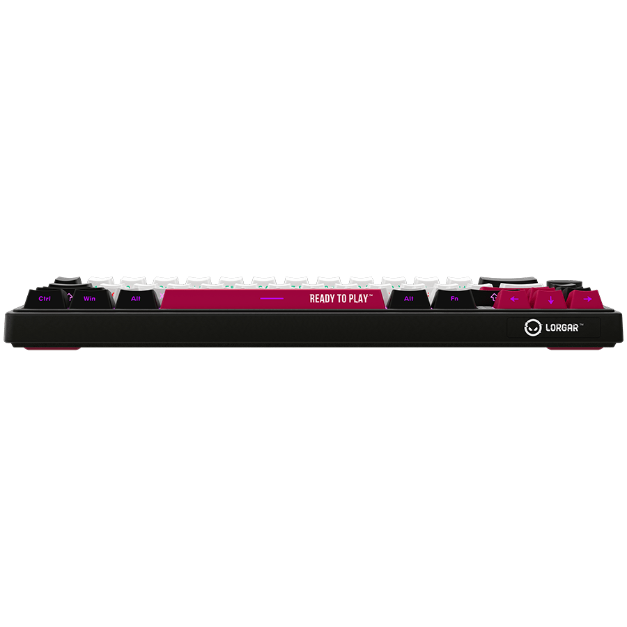 Lorgar KBP70MW Wireless 65% Mechanical Gaming Keyboard Pro - Black/Red