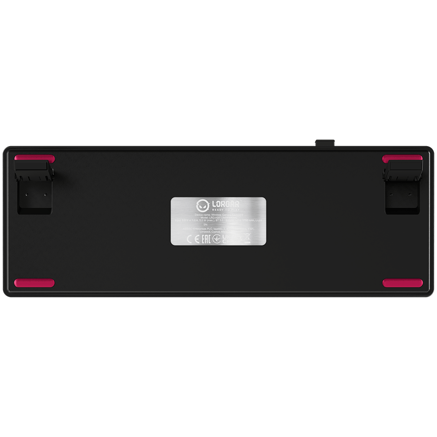 Lorgar KBP70MW Wireless 65% Mechanical Gaming Keyboard Pro - Black/Red