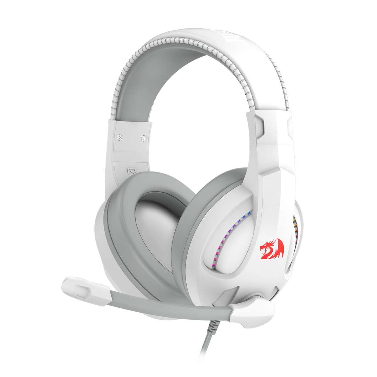 Redragon H211 CRONUS Surround Sound RGB Wired Gaming Headset  White