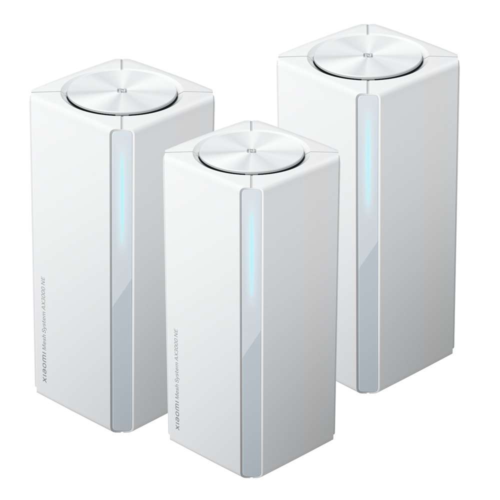 Xiaomi Mesh System AX3000 NE Whole-Home Wi-Fi 6 Router (3-Pack)  White