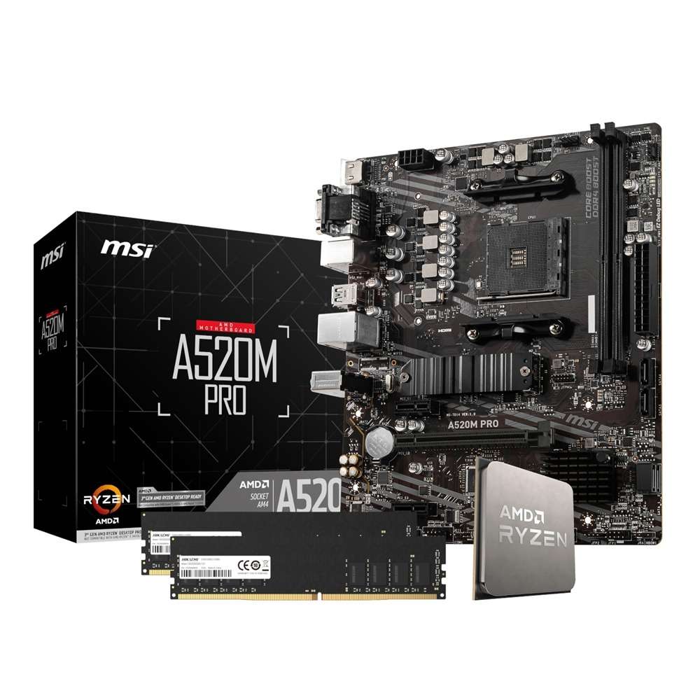 PCBuilder AMD Ryzen 3 3200G LEVEL UP Core Upgrade Kit