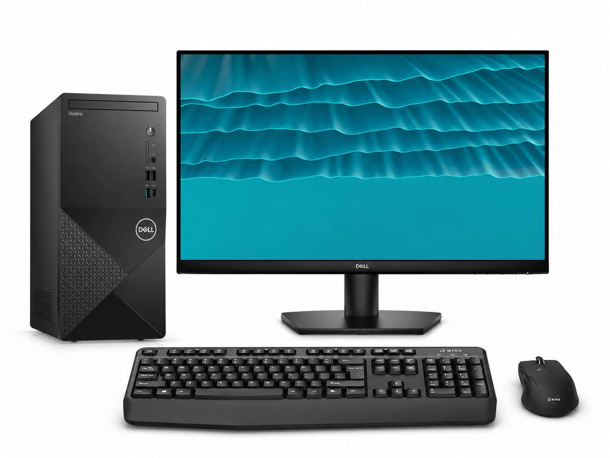 Dell Vostro 3030 i3 12th Gen Desktop and 24 inch Monitor Bundle