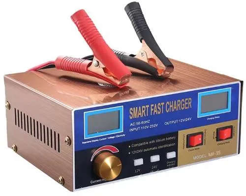 Solarix Smart Fast Intelligent Battery Charger- Input Voltage 110V-250V