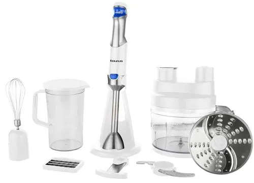 Taurus Batedora Hand Blender Food Processor-800w Motor And Variable Speed Control