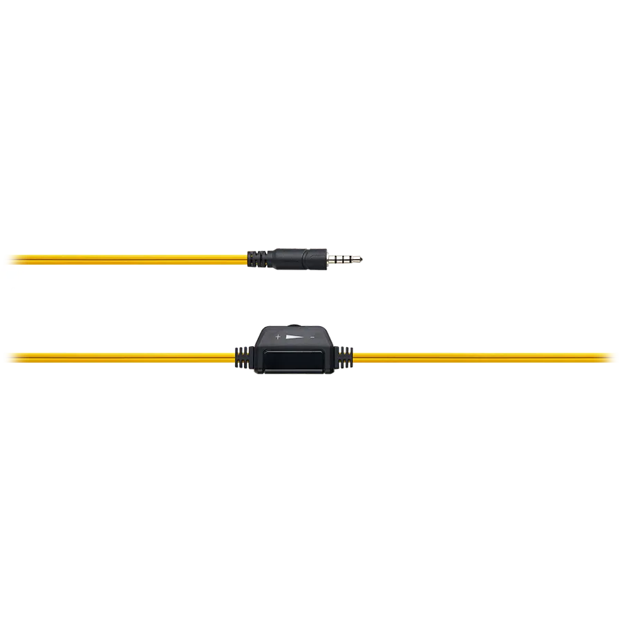 CANYON PC headset HSC-1 PC Mic Flat 2m Black Yellow