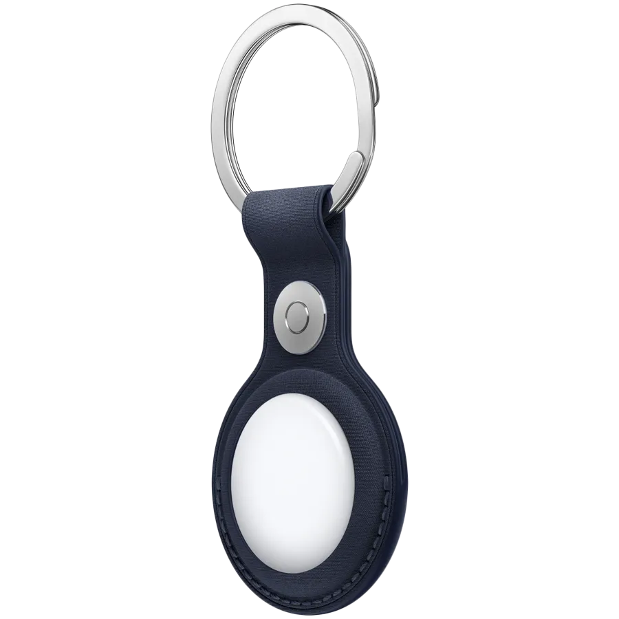 AirTag FineWoven Key Ring - Deep Blue,Model A3363