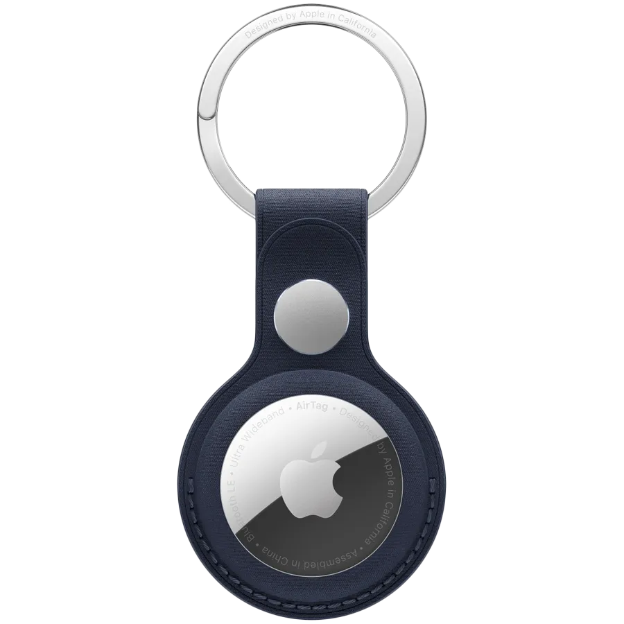 AirTag FineWoven Key Ring - Deep Blue,Model A3363