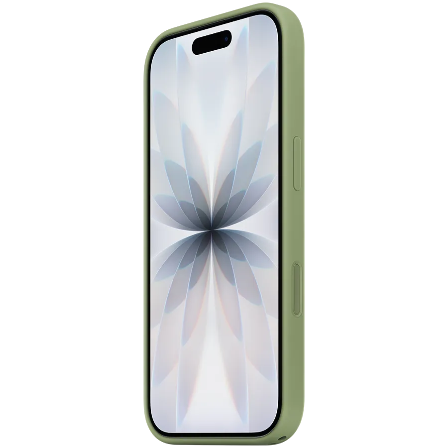 iPhone 17 Silicone Case with MagSafe - Light Moss,Model A3558