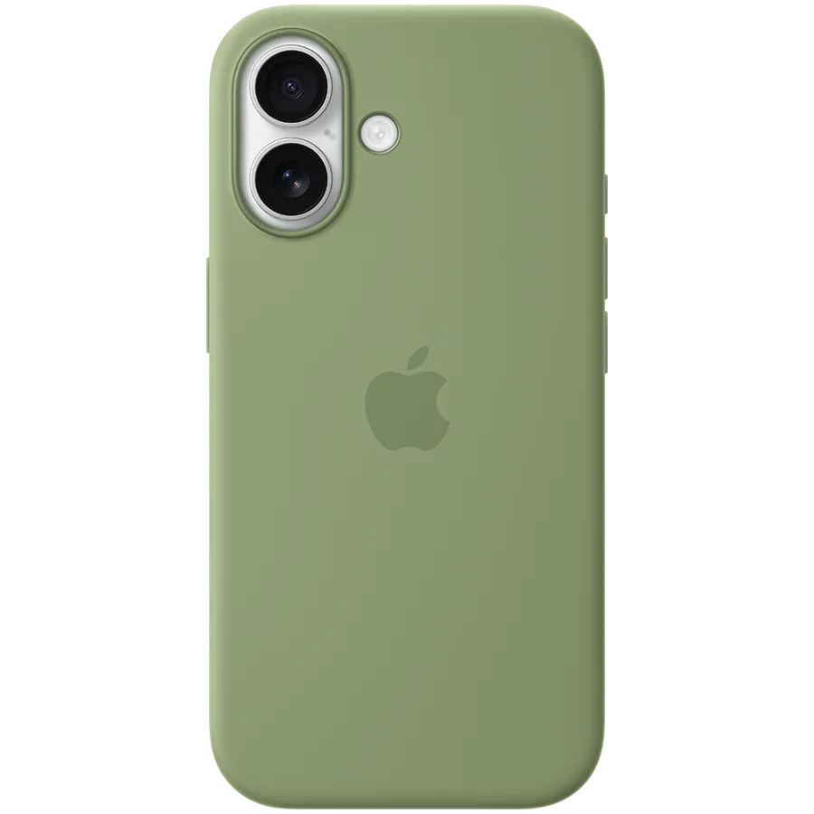 iPhone 17 Silicone Case with MagSafe - Light Moss,Model A3558