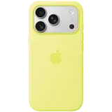 iPhone 17 Pro Silicone Case with MagSafe - Neon Yellow,Model A3559