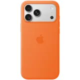 iPhone 17 Pro Max Silicone Case with MagSafe - Orange,Model A3560