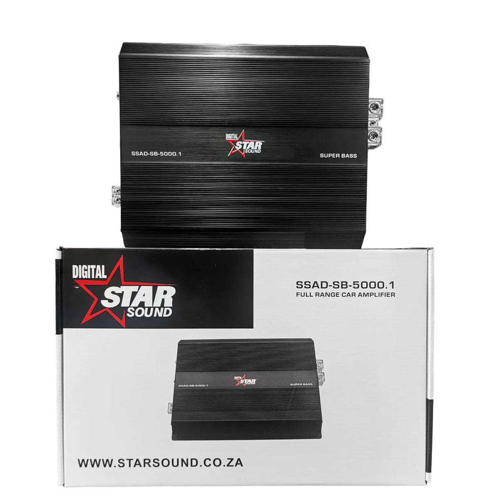 STARSOUND SSAD-SB-5000.1 Super Bass Monoblock Amplifier - 5000W RMS