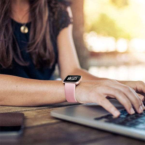 Fitbit Versa 1/2 Silicone Strap Single Loop - Pink