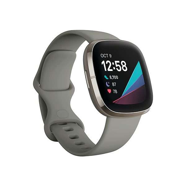 Fitbit Versa 3/4 & Sense Silicone Strap - Grey