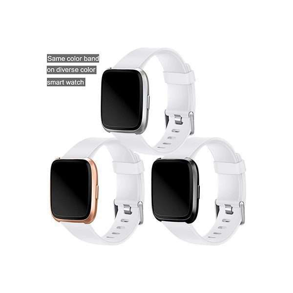 Fitbit Versa 1/2 Silicone Strap Single Loop - White