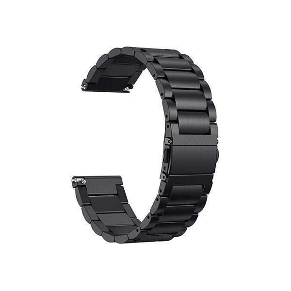 Fitbit Versa 1/2 Stainless-Steel Strap - Black